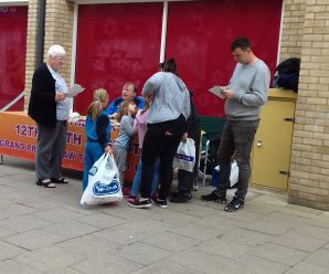 Out and About in Town.  Only 2 weeks to go!
